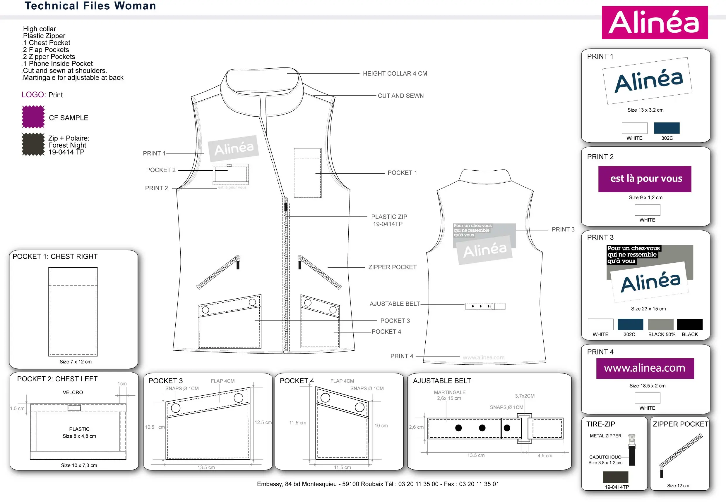 Maquette vêtements personnalisés